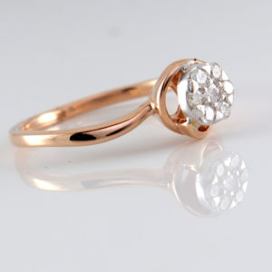 14K Rose Gold Twilight Diamonds (0.20 CT) Ring