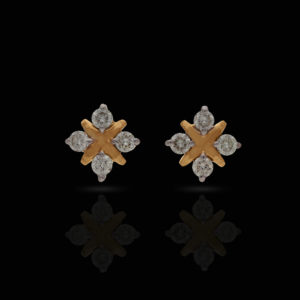 14K Yellow Gold Casual Wear Diamond (0.25CT) Earrings