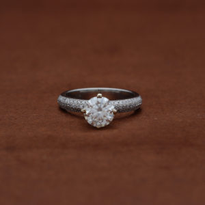 925 Starling Silver Eternity Moissanite (1.90 CT) Ring