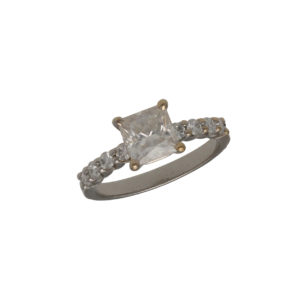 925 Starling Silver Forever Moissanite (1.70 CT) Ring