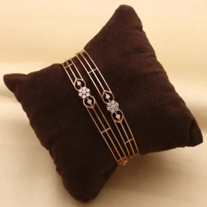 Natural Diamond Designer Bangles