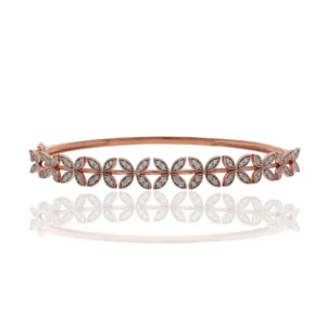 Diamond Floral Bracelet