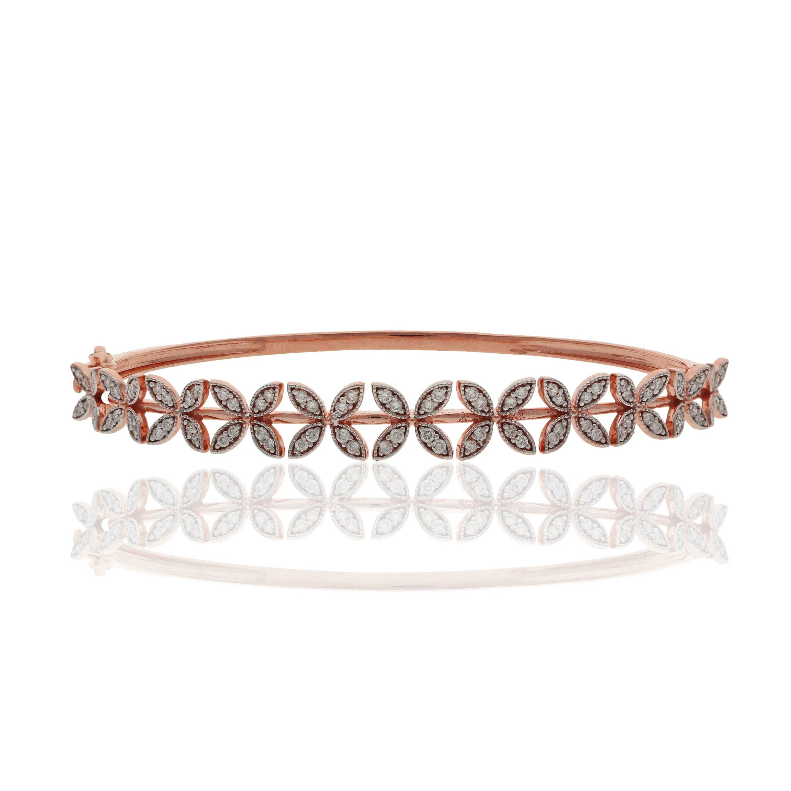 Diamond Floral Bracelet