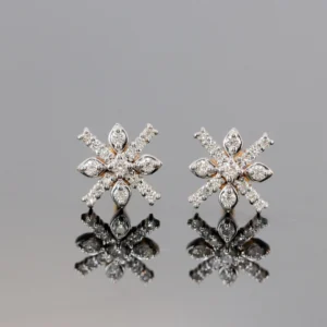 Starlight Diamond Stud Earrings