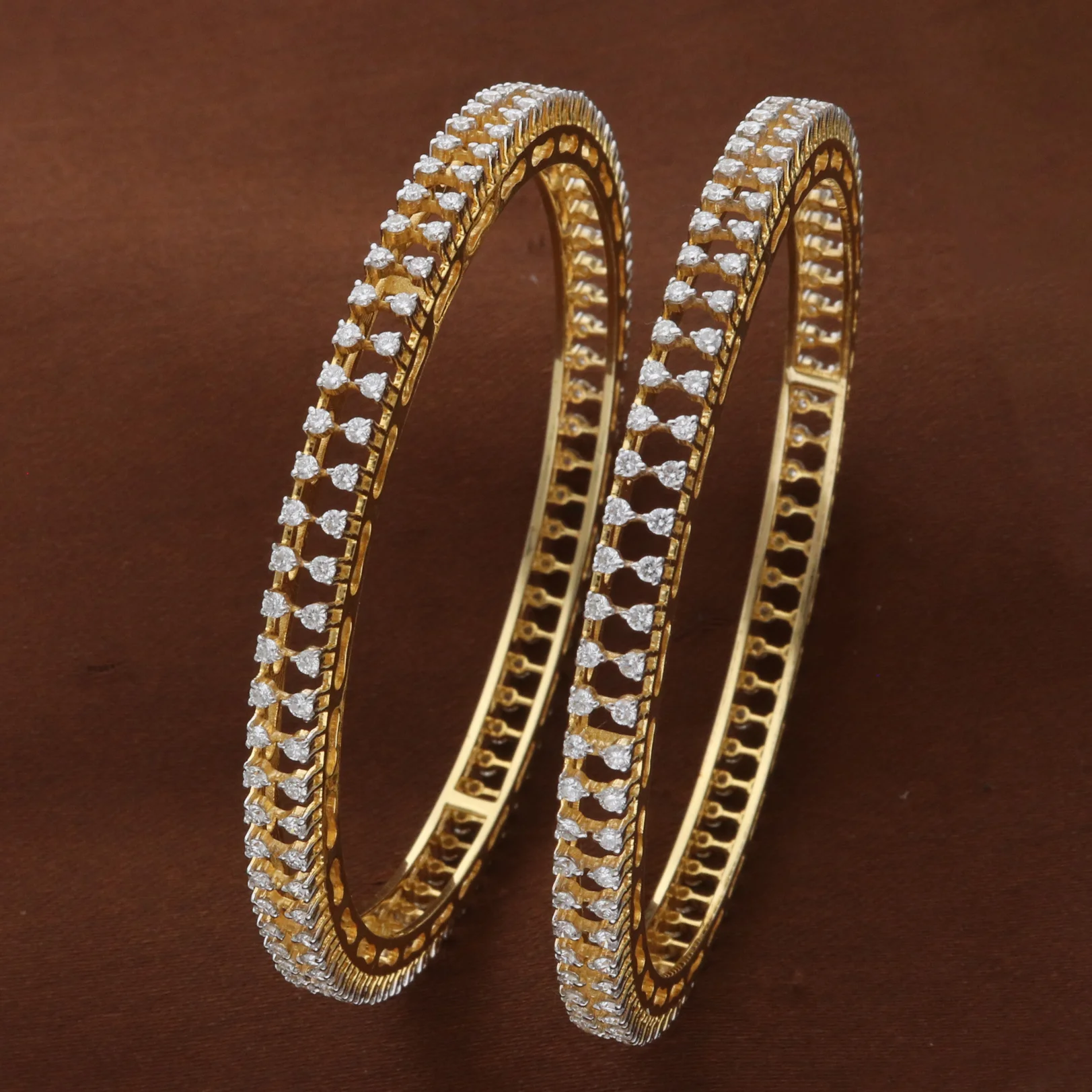 Elegant Diamond Bangles