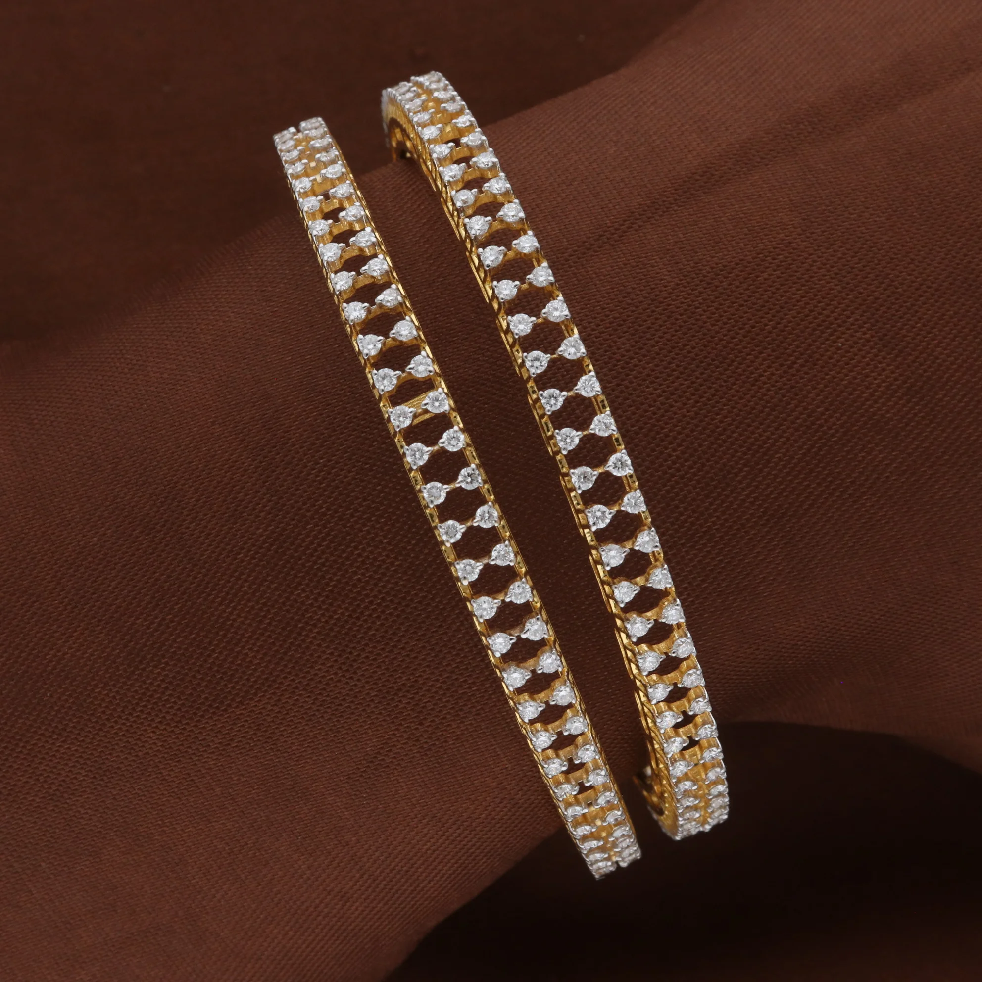 Elegant Diamond Bangles