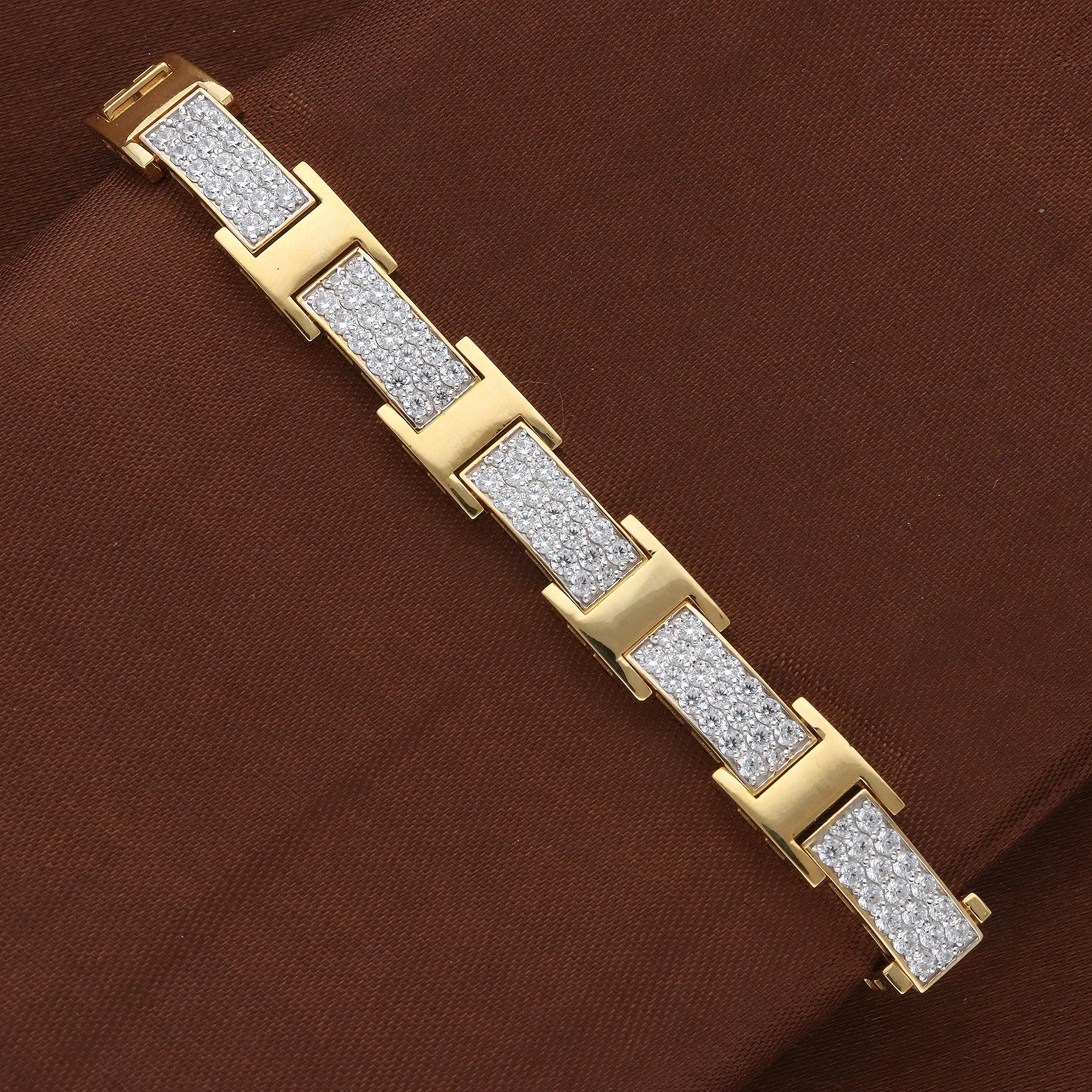 Men's Diamond Link Bracelet | BR17