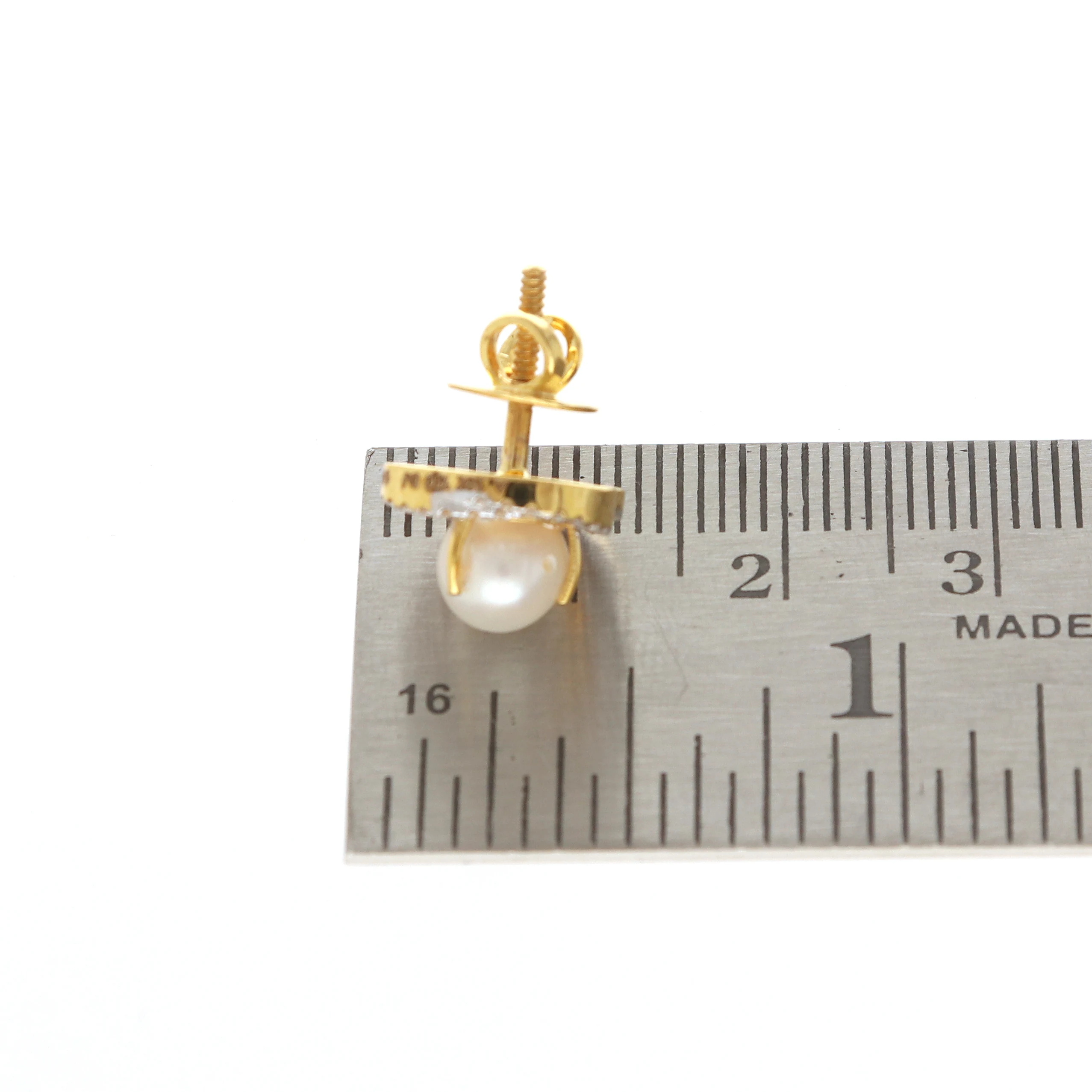 Pearl Diamond Halo Jewellery Set - Image 13