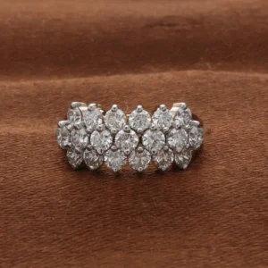 Multi Row Diamond Ring