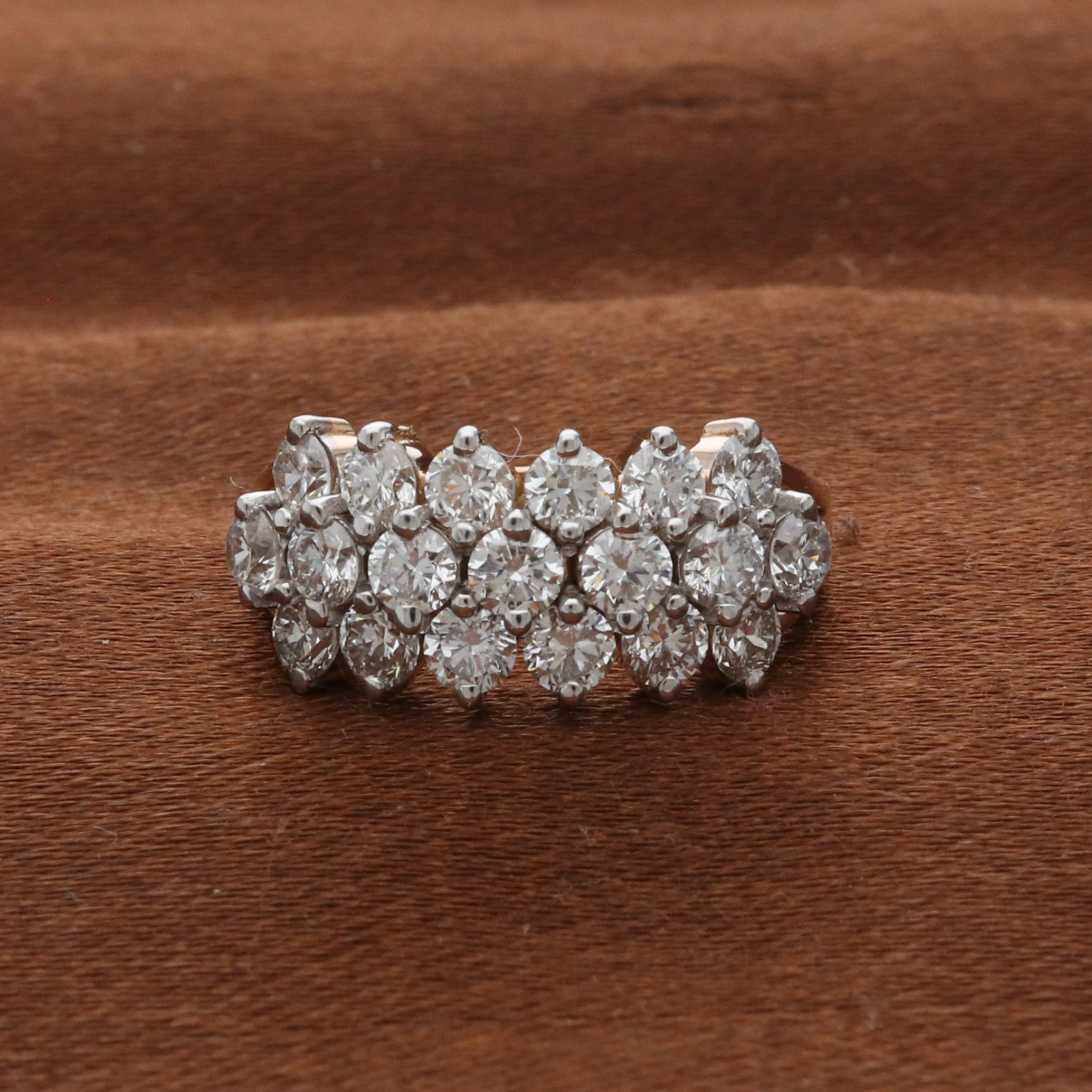 Multi Row Diamond Ring