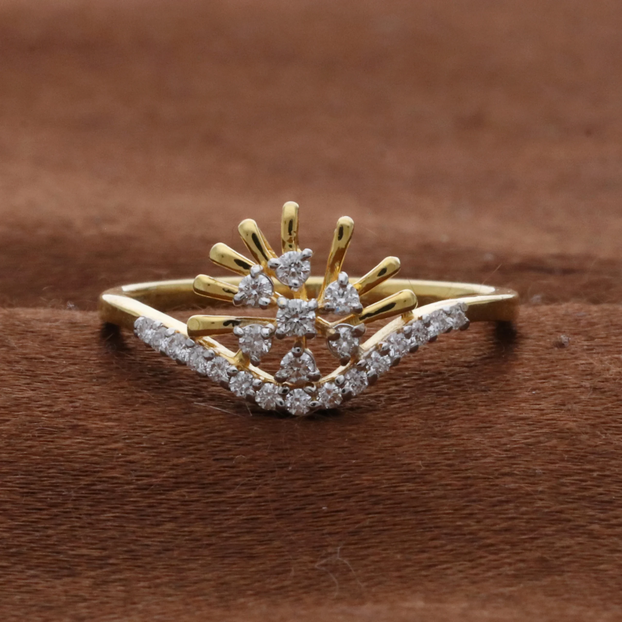 Cluster Diamond Engagement Ring | R88